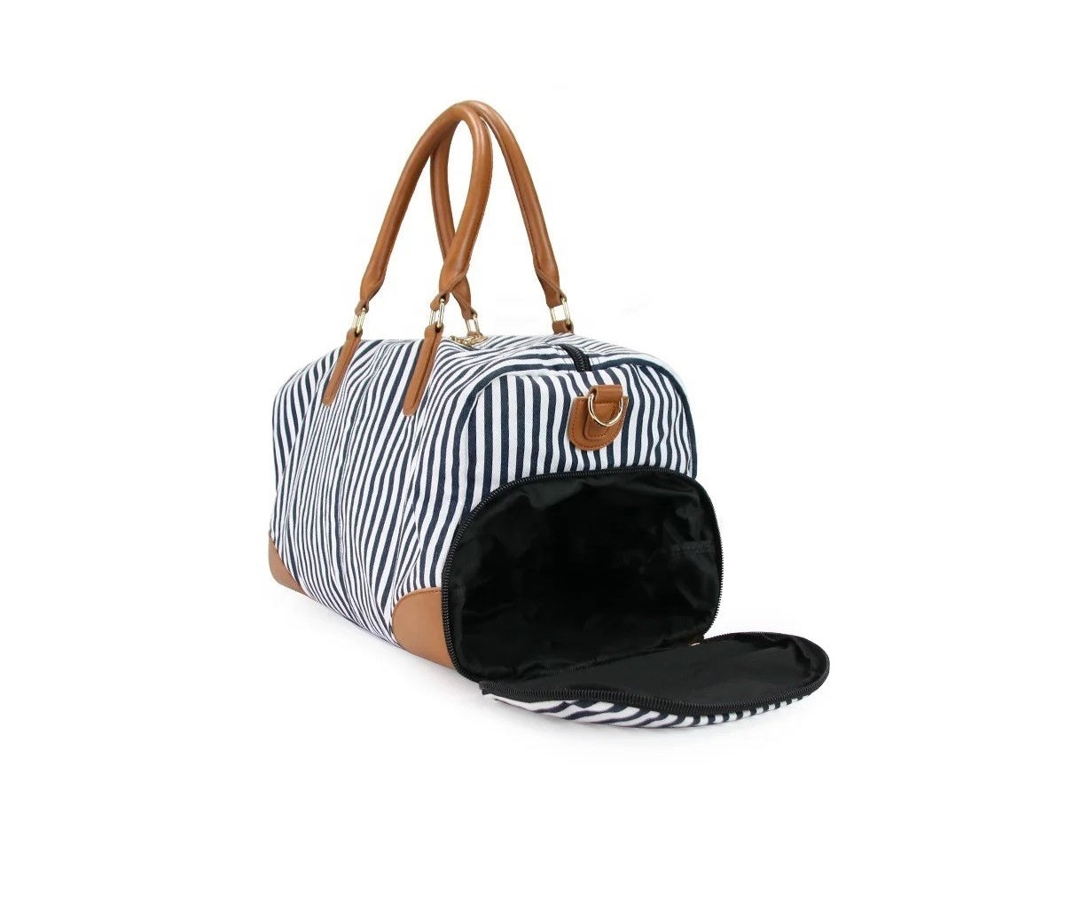 Striped Gym Bag