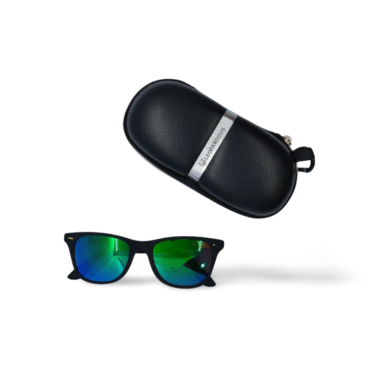 Rectangular Green Sunglasses