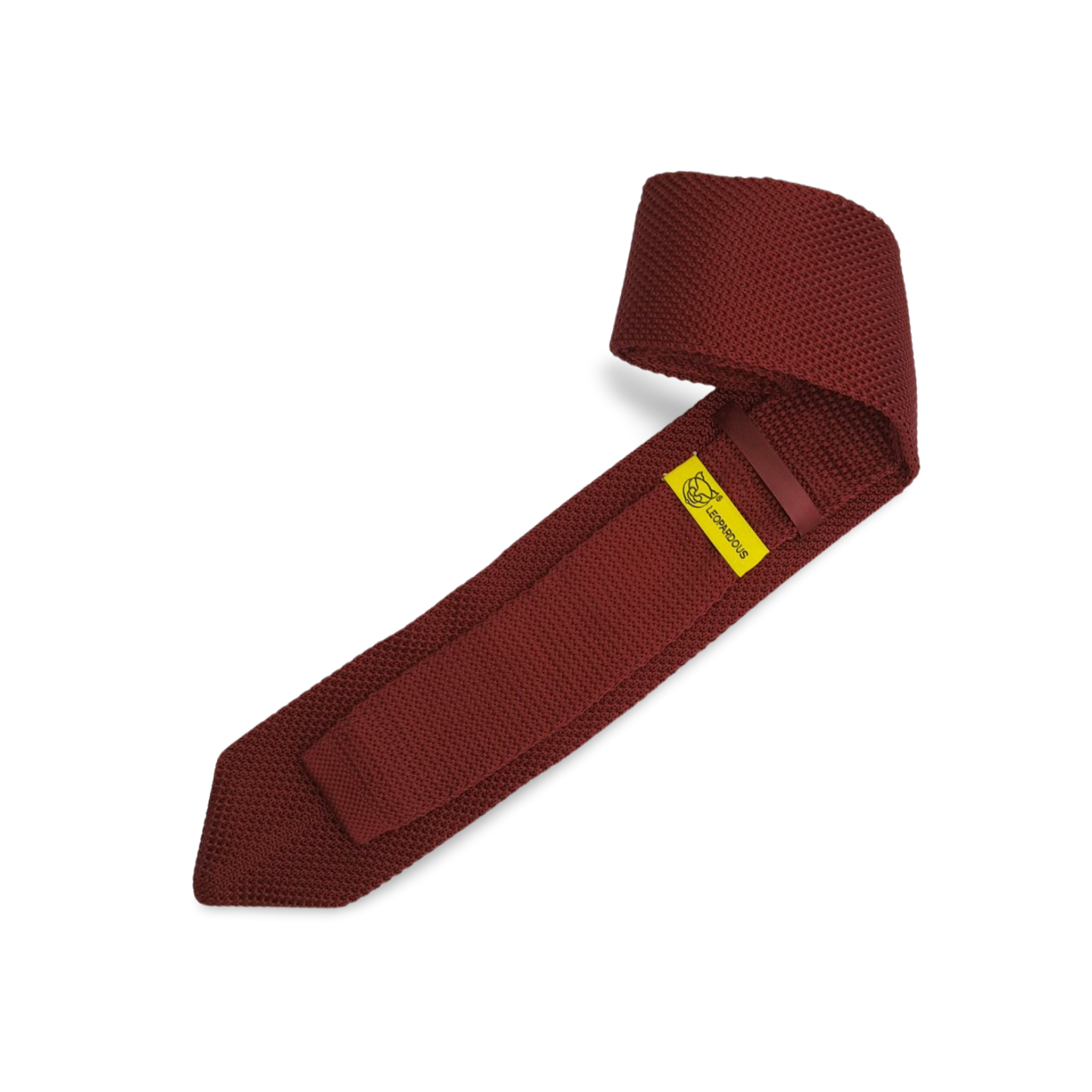 Burgundy Knitted Tie