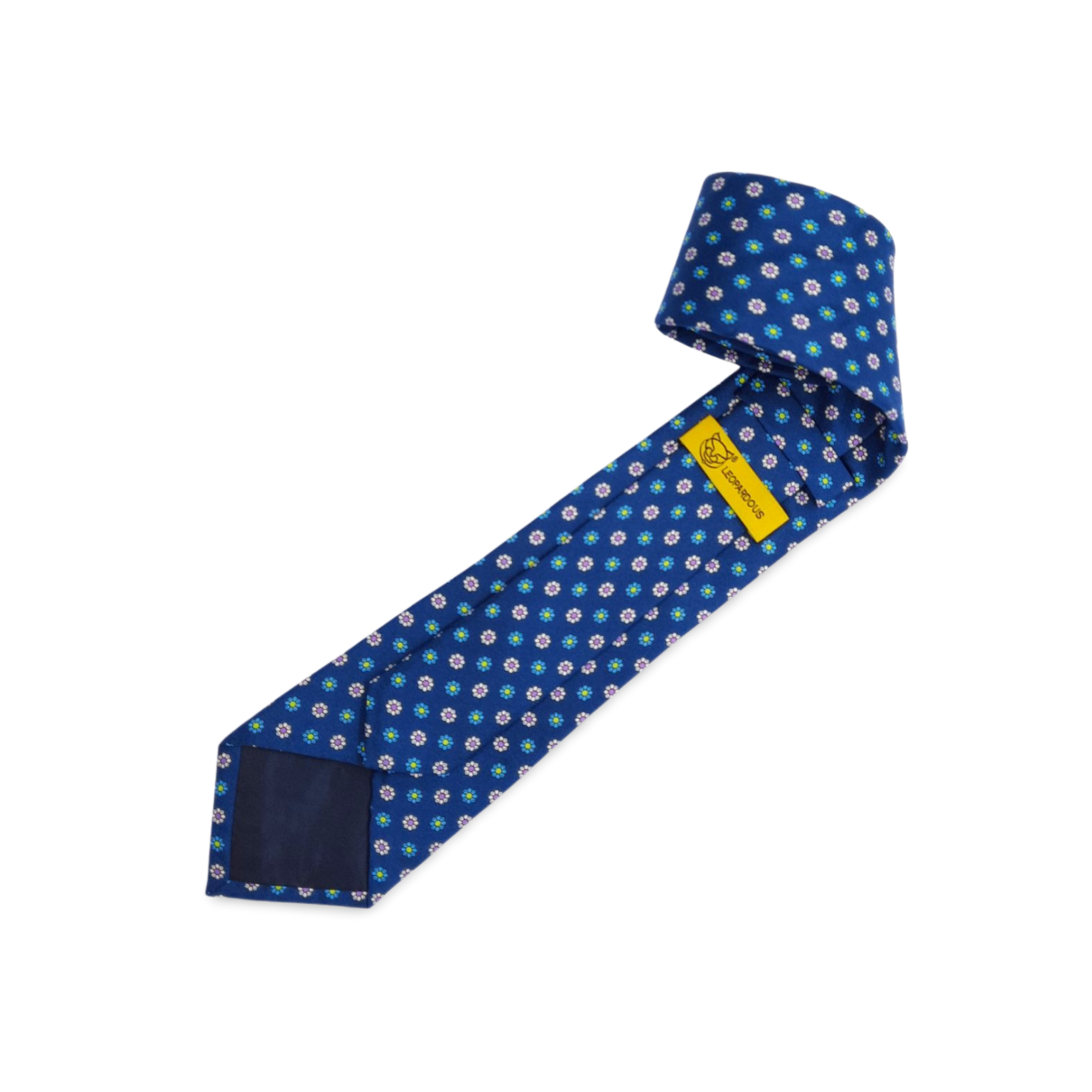 Flower Print Silk Tie
