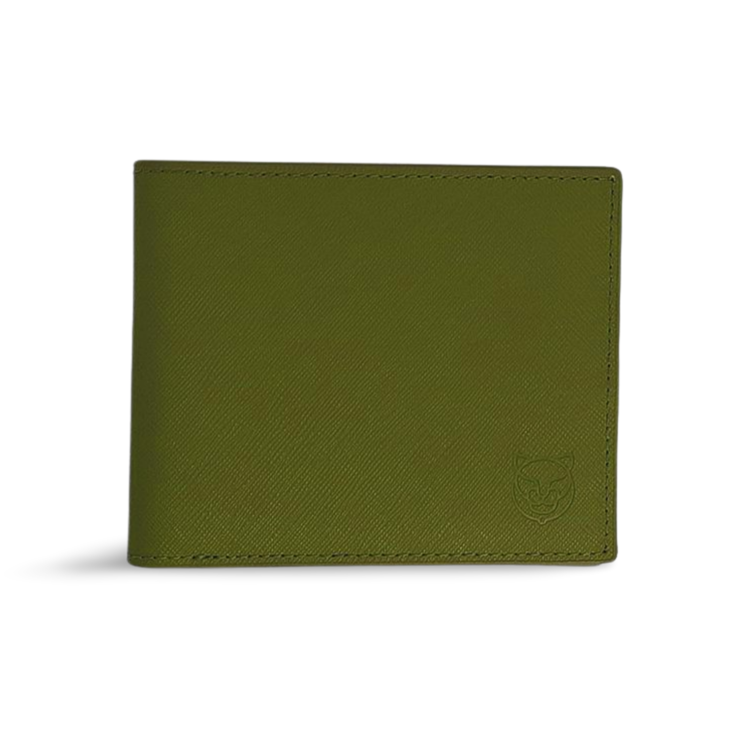 Olive Green Saffiano Leather Wallet