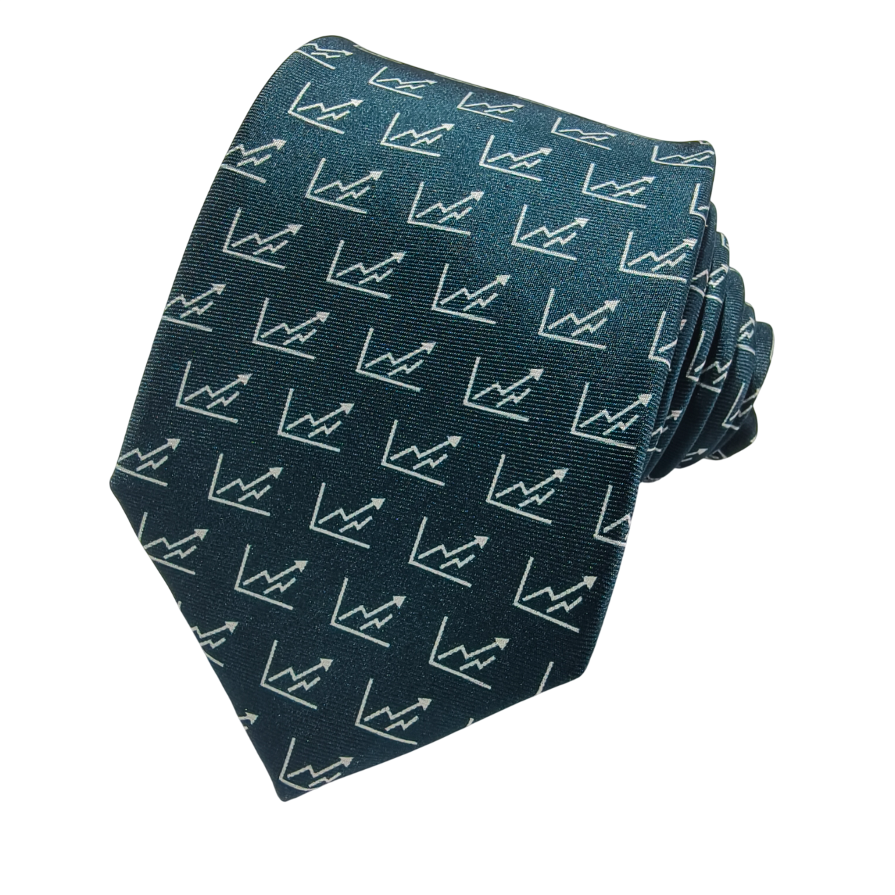 Stock on Navy Silk Tie