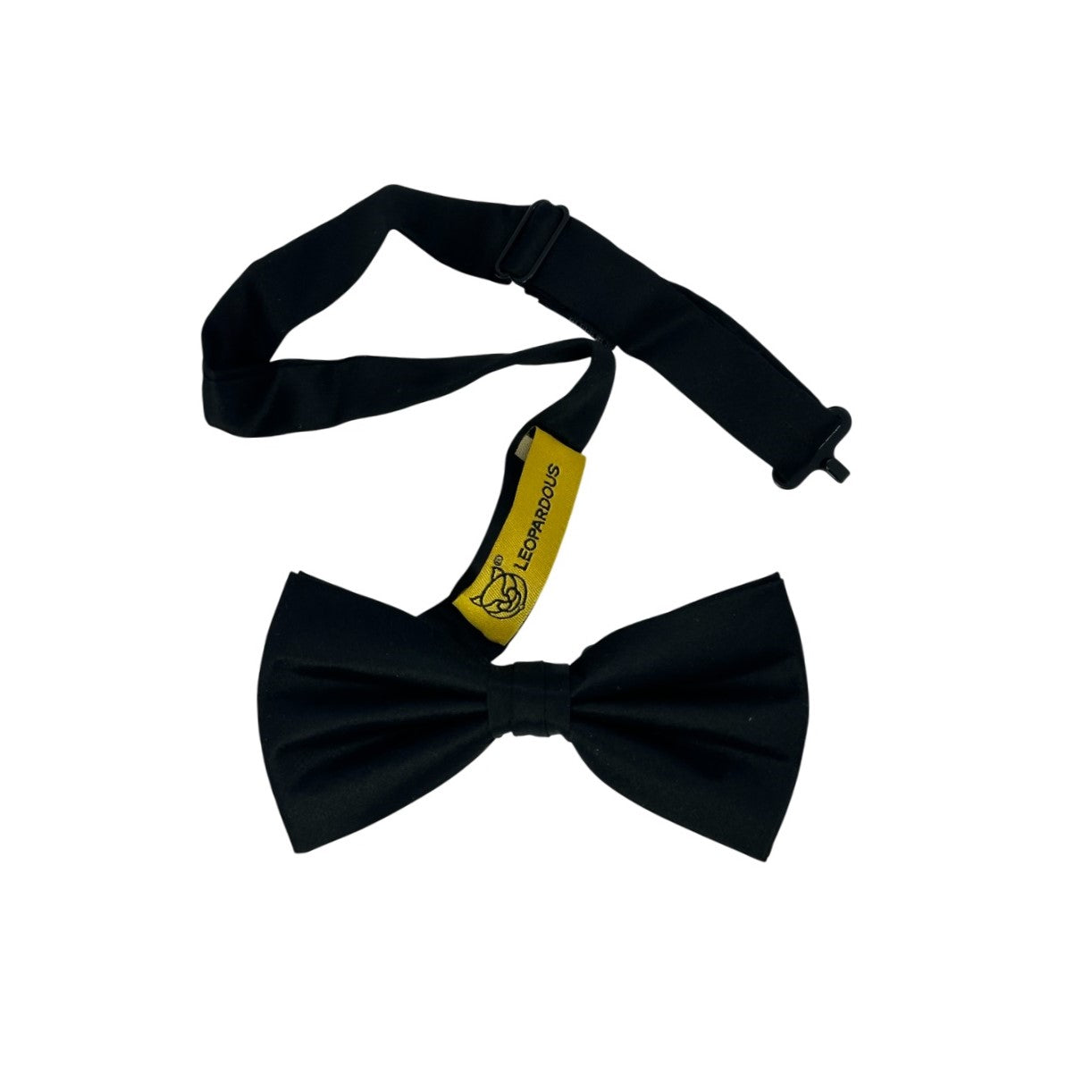 Black Silk Bowtie