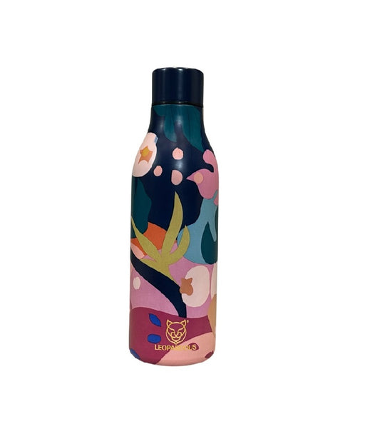 Navy Canvas Water Bottle
