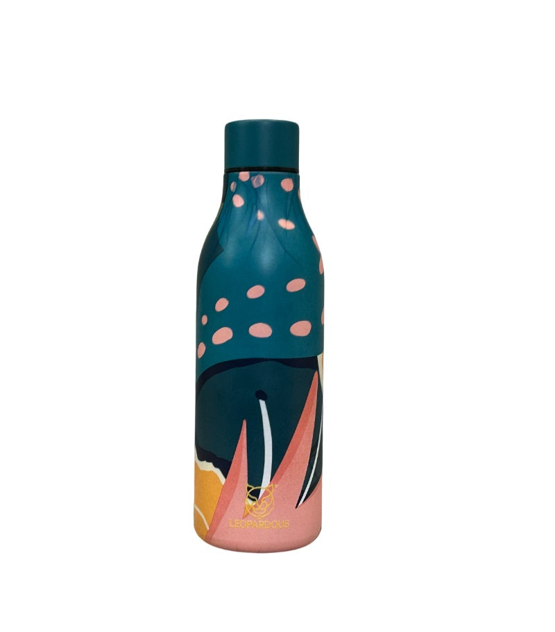 Teal Canvas Water Bottle